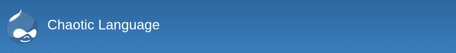 Original Drupal Site Layout